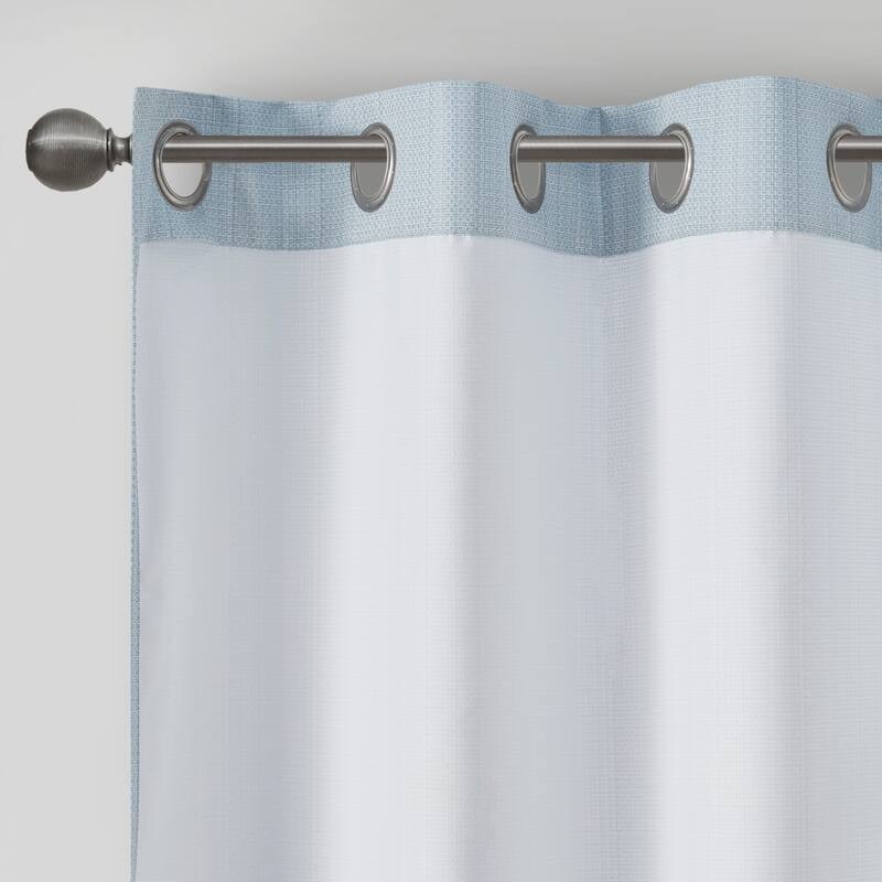 Madison Park Colm Basketweave Room Darkening Curtain Panel Pair