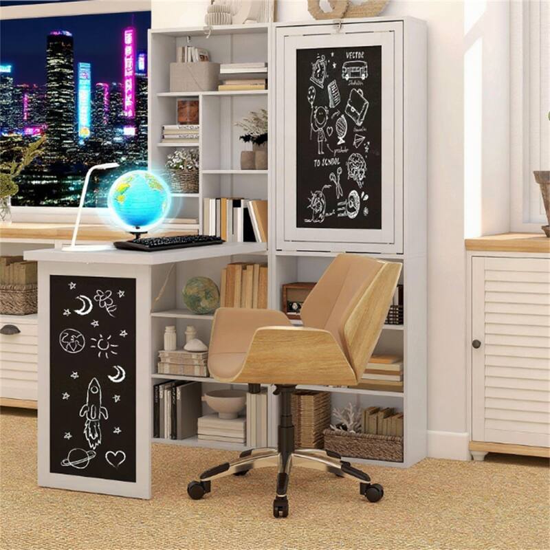 Fold-out Convertible Wall Mount Computer Office Desk