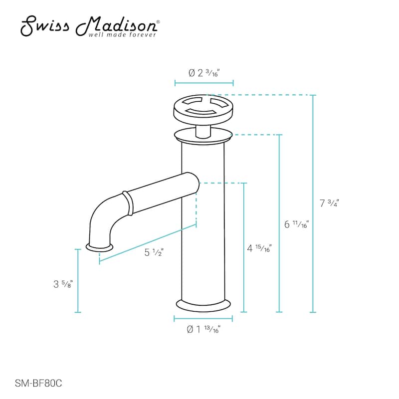 Avallon 7 Single Handle, Bathroom Faucet