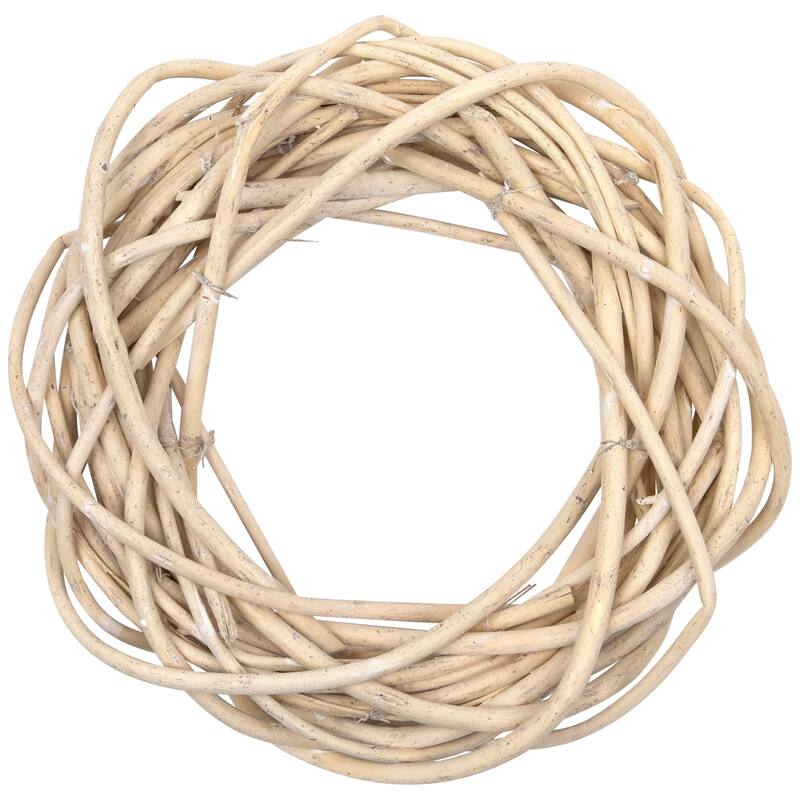 Natural Weeping Willow Spring Twig Wreath - 12" - Unlit
