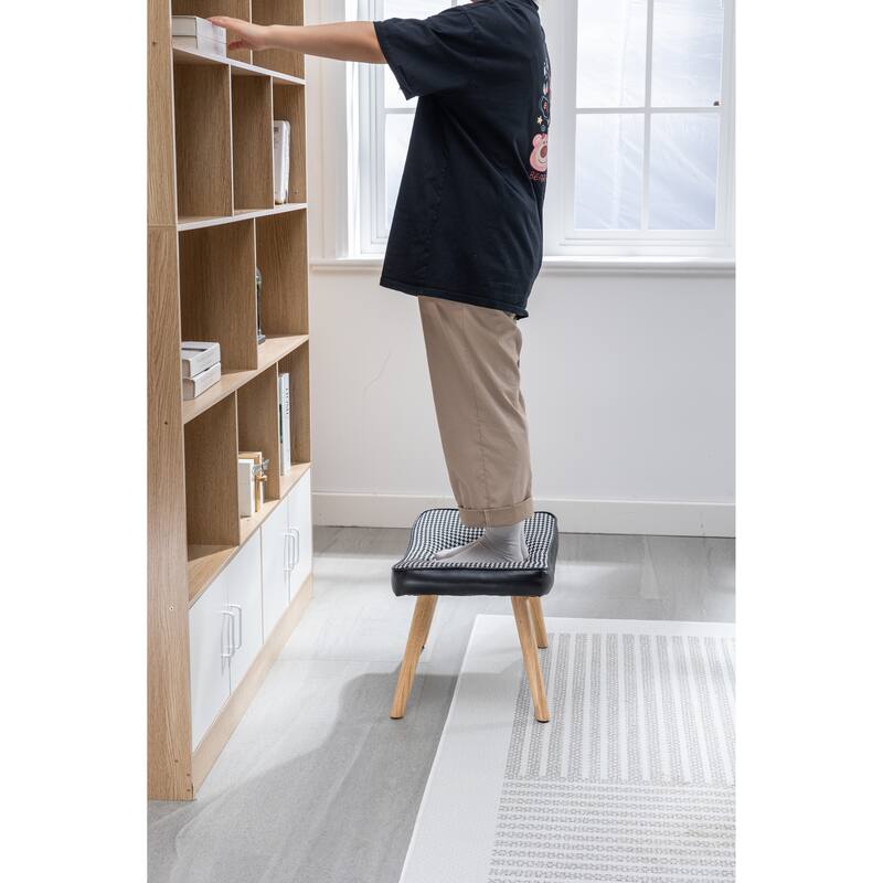 Wooden Step Ottomanwooden Step Stool For Adults - 14.20 x 21.40 x 11.50