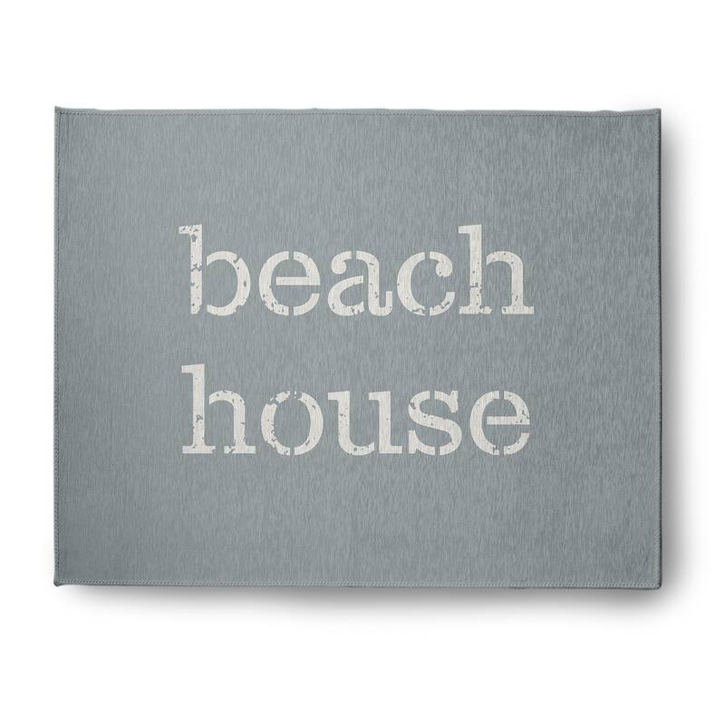 Beach House Nautical Indoor/Outdoor Rug - Pretty Grey - 8' x 10'