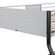 preview thumbnail 12 of 11, Twin over Full Metal Bunk Bed with Safety Vent Board Guardrail
