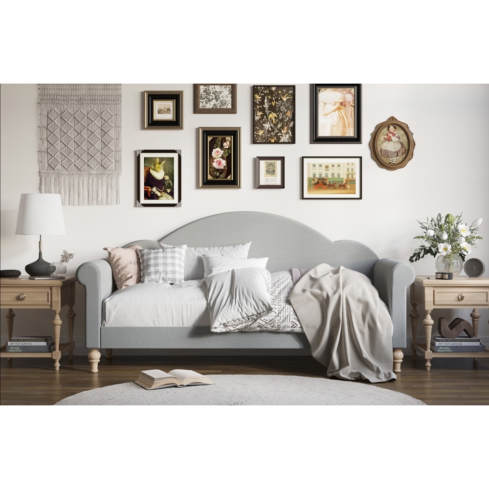 Lanie gray tufted shop daybed