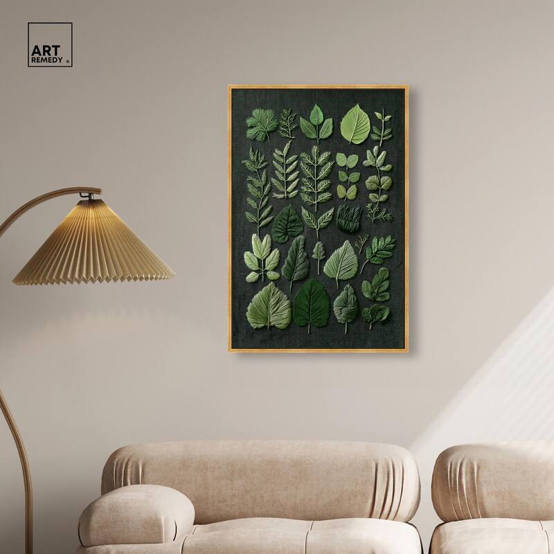Leaf Library III Canvas by Art Remedy