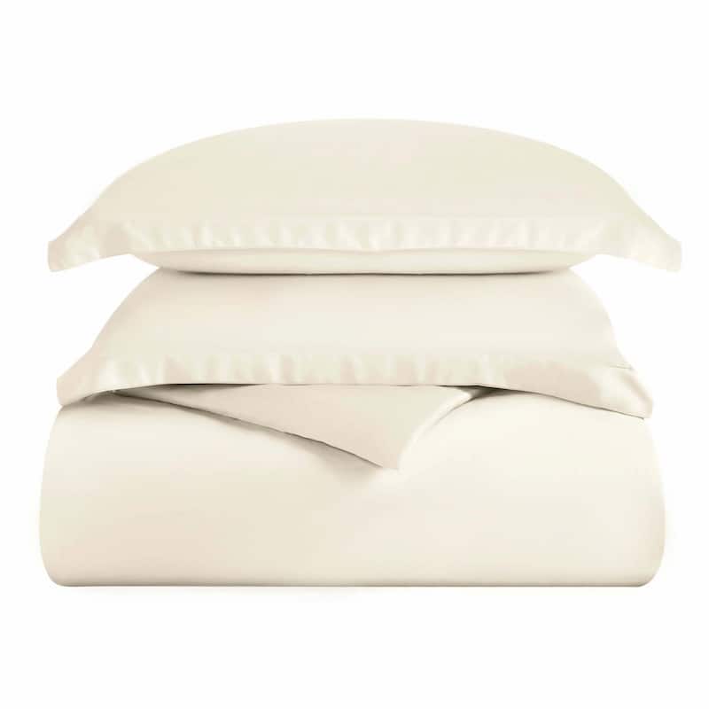 Superior Modal 300-Thread Count Solid Duvet Cover Set