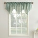 preview thumbnail 36 of 73, No. 918 Erica Crushed Voile Ascot Beaded Sheer Rod Pocket 1-Piece Curtain Valance 51x24 - Mineral
