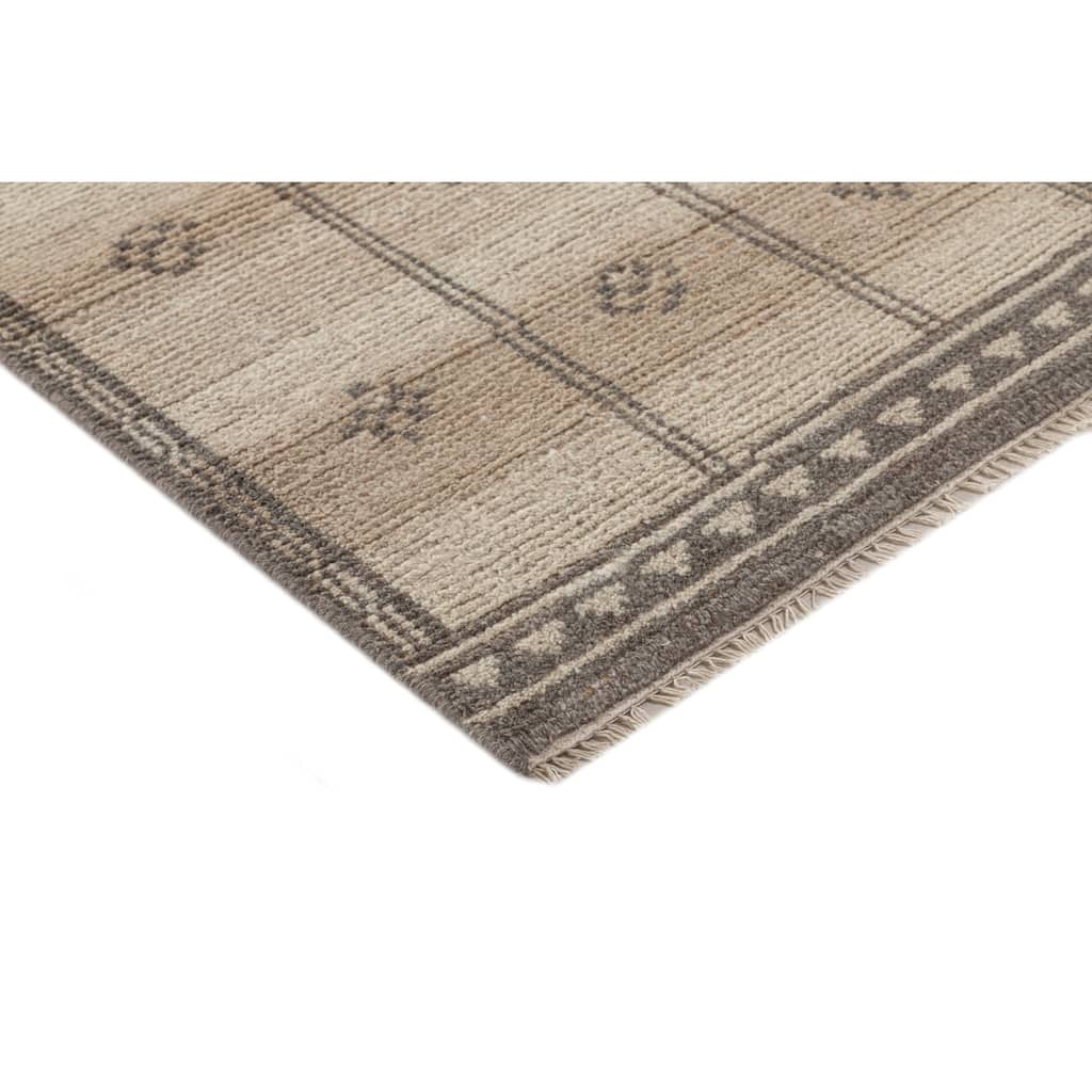Terra by Obeetee Mesa Morrocan Stripe Beige Rug