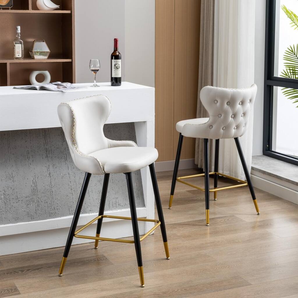 Set of 2 Bar Height Counter stools