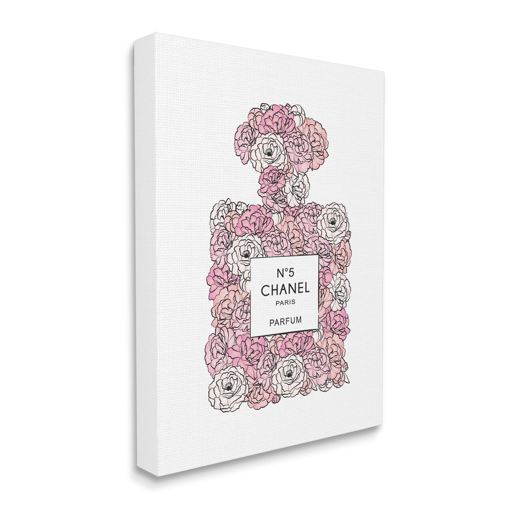 Stupell Pink Rose Floral Perfume Bottle Designer Fashion Canvas Wall Art -  Bed Bath & Beyond - 32318201