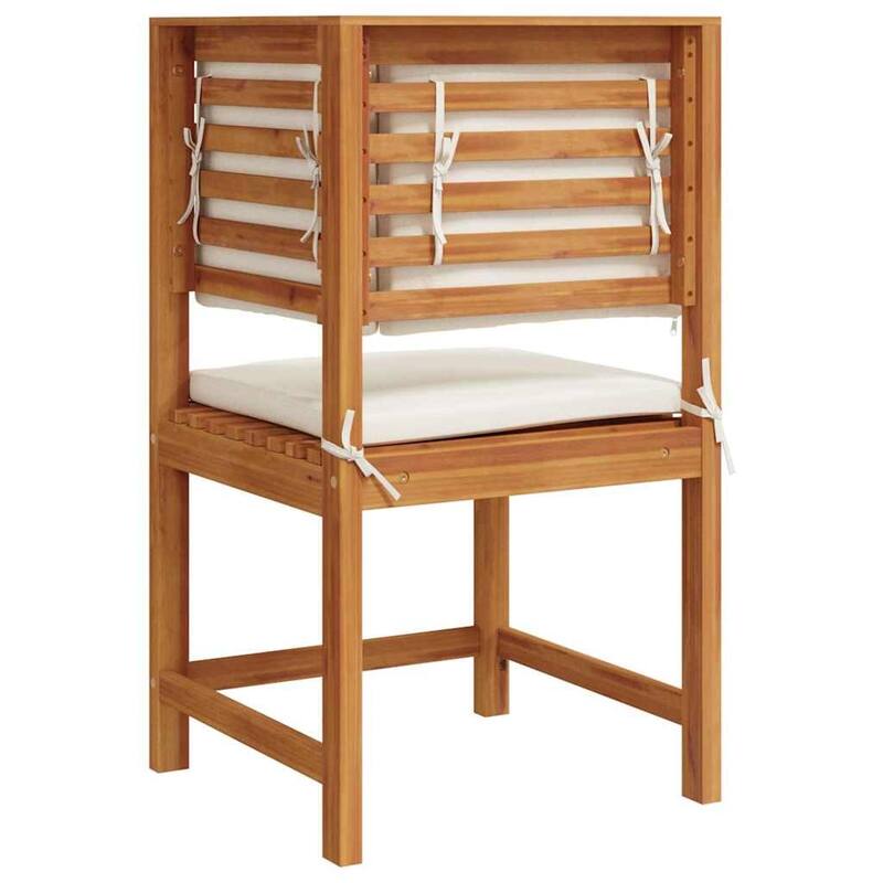 vidaXL Garden Chair 50 x 50 x 91cm Solid Acacia wood - 19.7 x 19.7 x 35.8