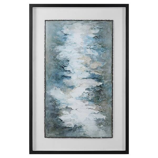 slide 2 of 5, Uttermost Lakeside Grande Framed Abstract Print
