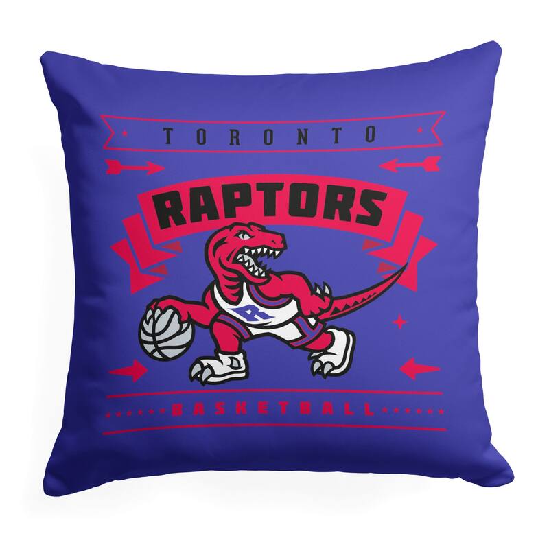 NBA Toronto Raptors Hardwood Classic 18 Inch Throw Pillow