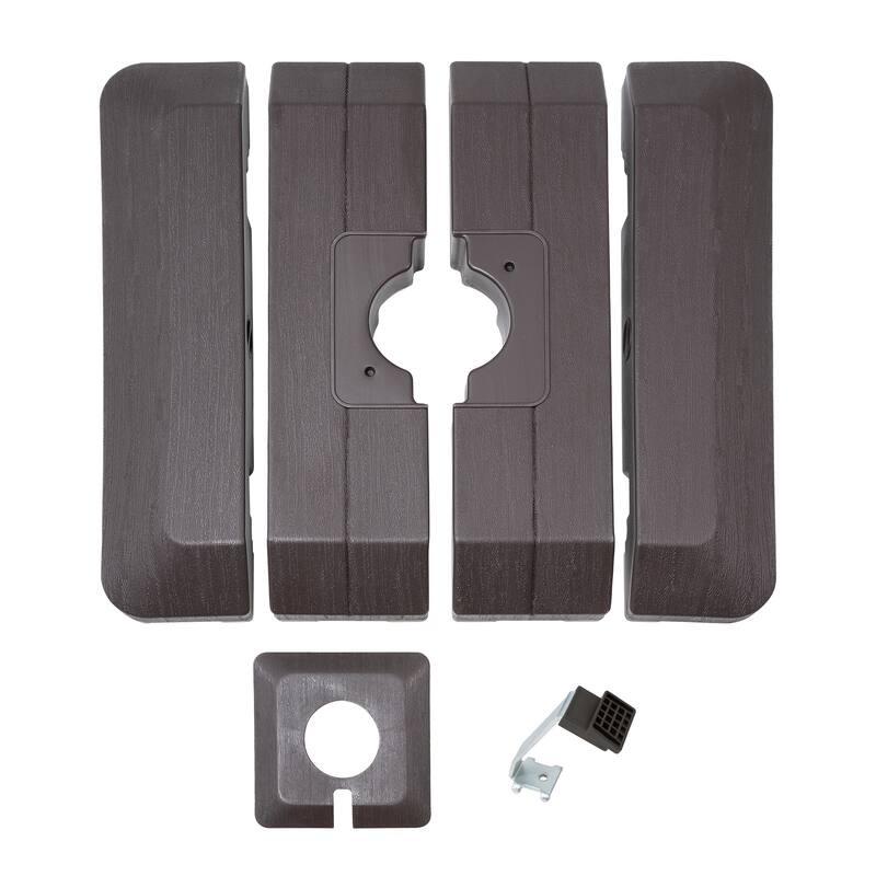 VredHom Outdoor 4-piece Patio Offset Umbrella Weighted Base Stand