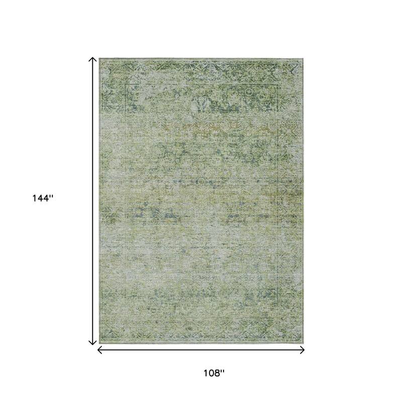HomeRoots Abstract Traditional Rectangle Outdoor Rug