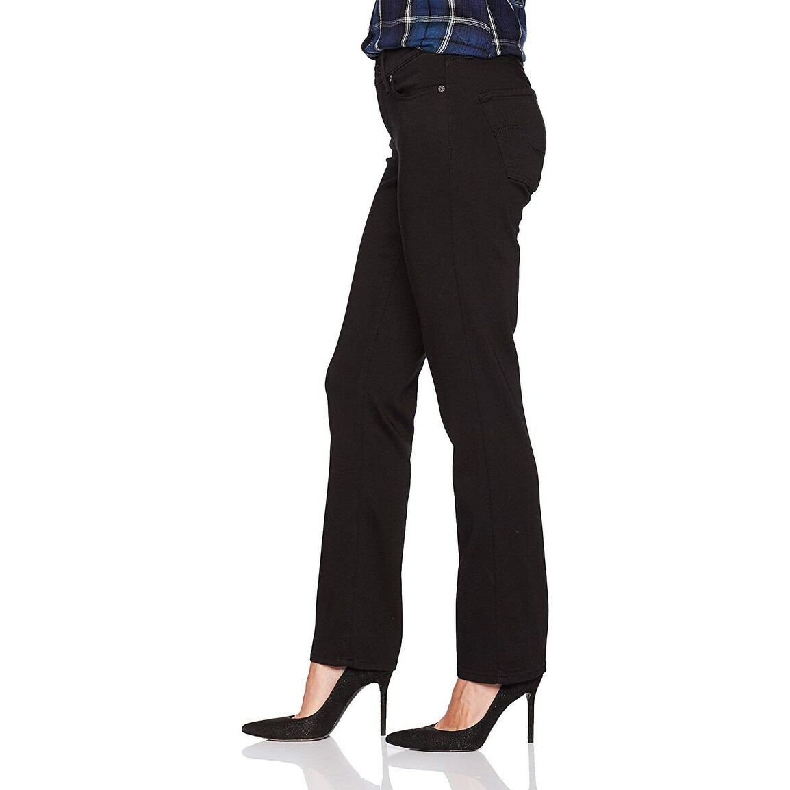 signature curvy straight jeans