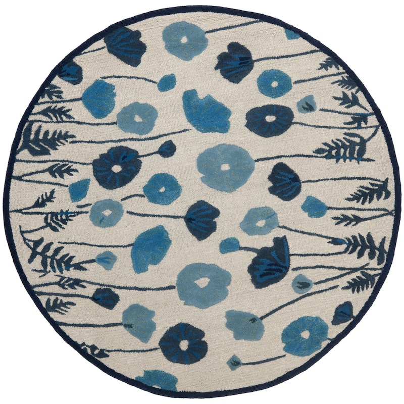 Martha Stewart by SAFAVIEH Poppy Glossary Wool/ Viscose Rug