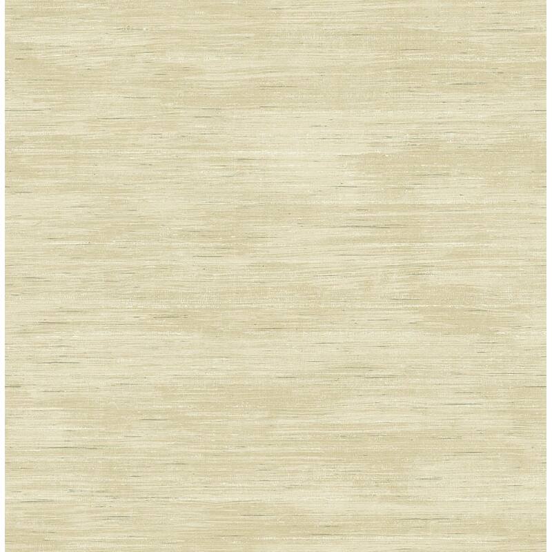 Seabrook Design Hera Faux Stria Unpasted Wallpaper - 20.5 in W x 33 ft. L - Metallic Parchment