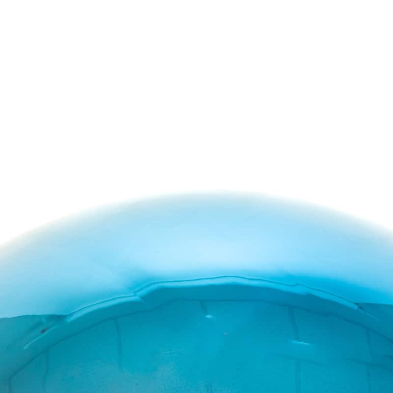 9.8 in. Decorative Blue Gazing Ball