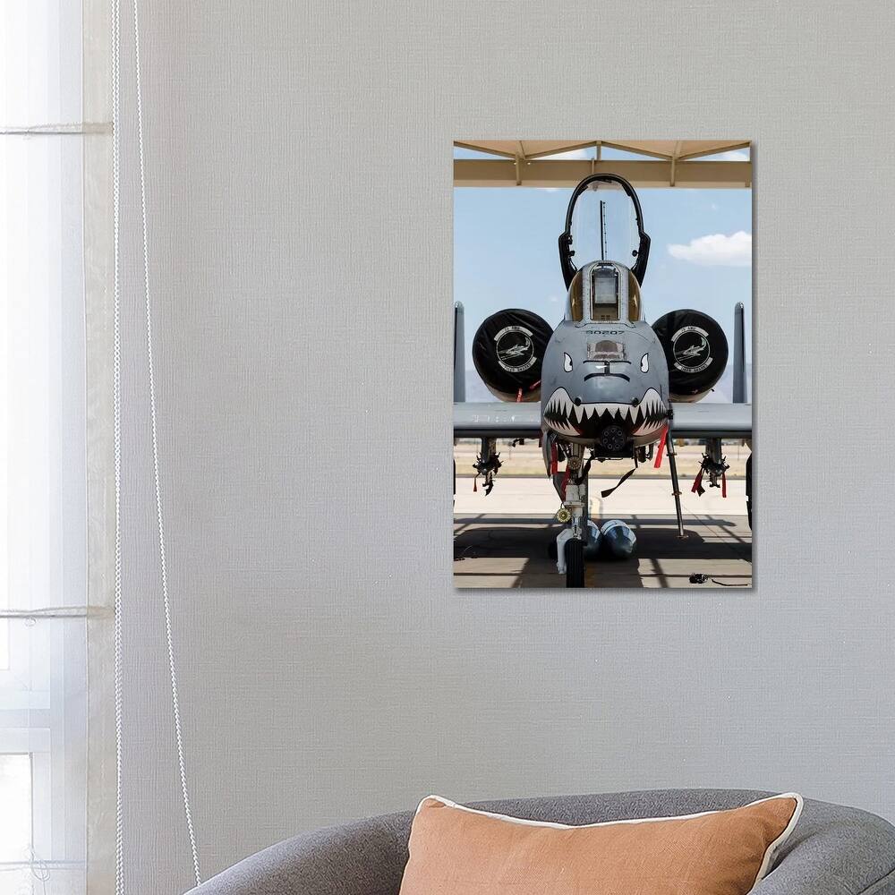iCanvas "A US Air Force A-10 Thunderbolt II Parked At Davis Monthan Air Force Base" by Rob Edgcumbe Canvas Print