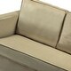 preview thumbnail 70 of 71, Clos 51'' Modern Upholstered Sofa with Golden Legs by HULALA HOME
