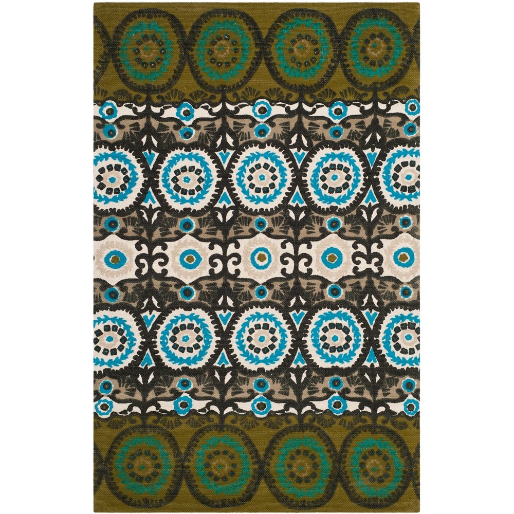 SAFAVIEH Handmade Cedar Brook Vinciane Modern Cotton Rug