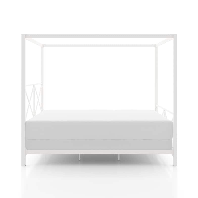 Furniture of America Rosemarie Canopy Metal Bed