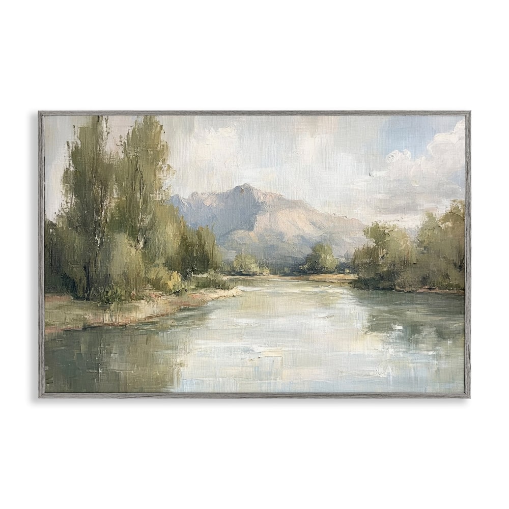 Stupell Where The River Goes Framed Giclee Art Design By Petal Prints Design
