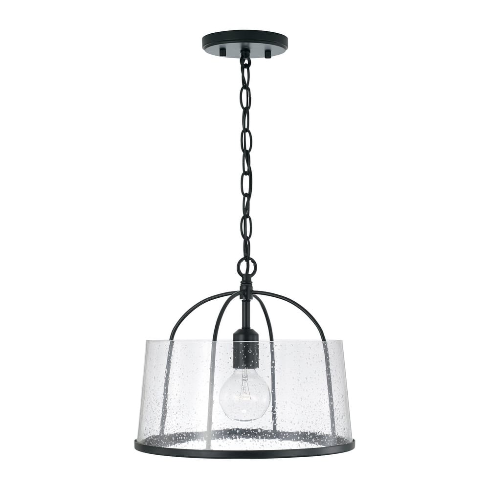 Mason 1-light Convertible Pendant/ Semi-Flush Mount