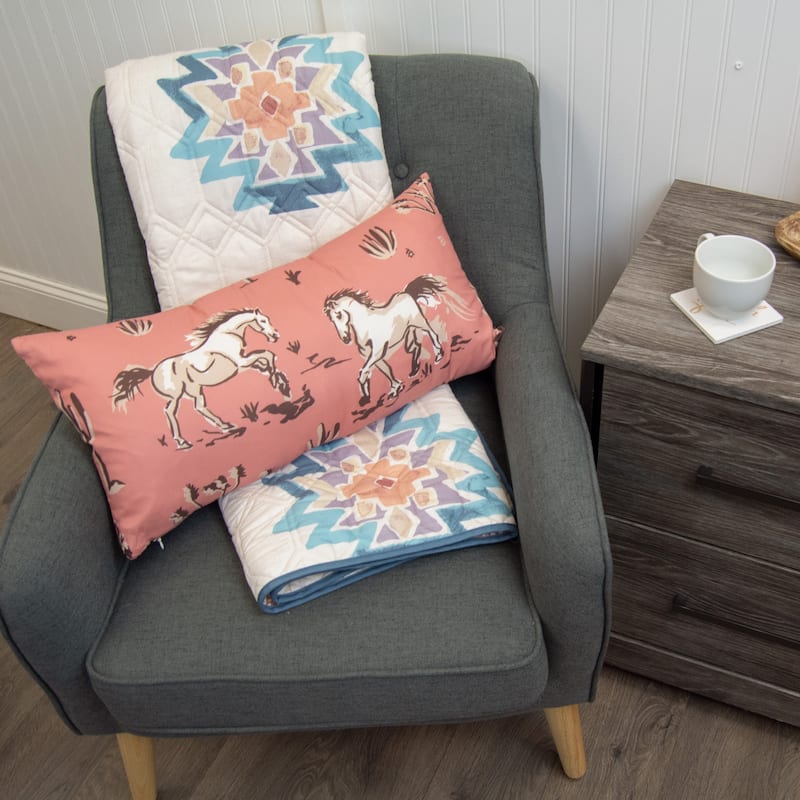 Bonita Horses Decorative Pillow from Your Lifestyle by Donna Sharp
