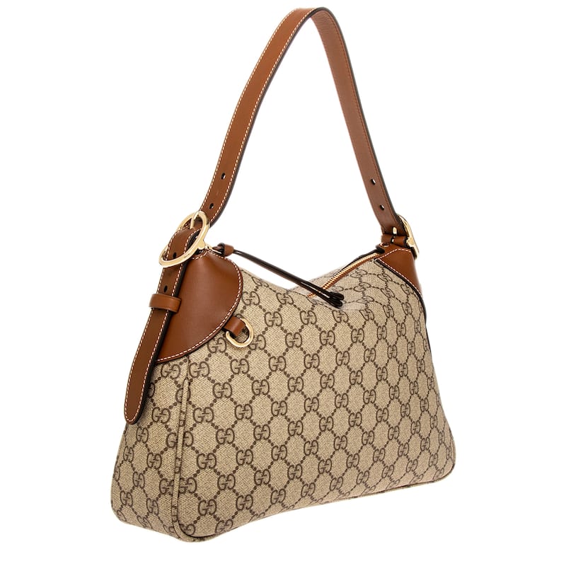Gucci GG Emblem Medium Shoulder Bag
