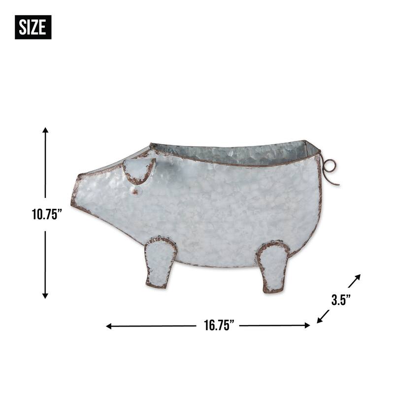 DII Galvanized Wall Planter