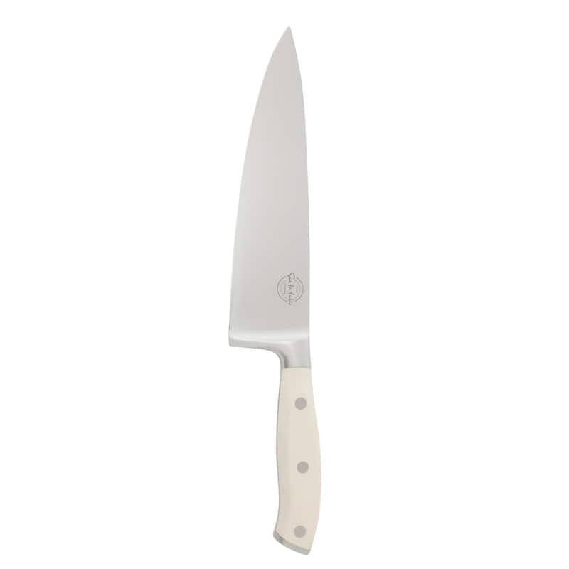 Sur La Table Kitchen Essential German Steel Chef's Knife, 8-Inch Stainless Steel Blade - Forged Full Tang