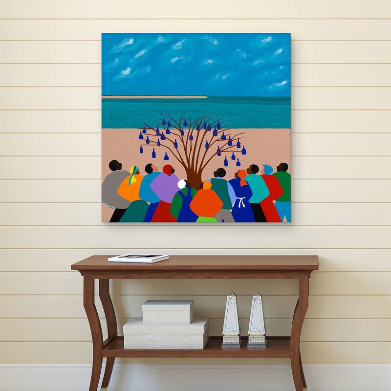 Bottle Tree Gullah Islands by Synthia SAINT JAMES Canvas Art Print
