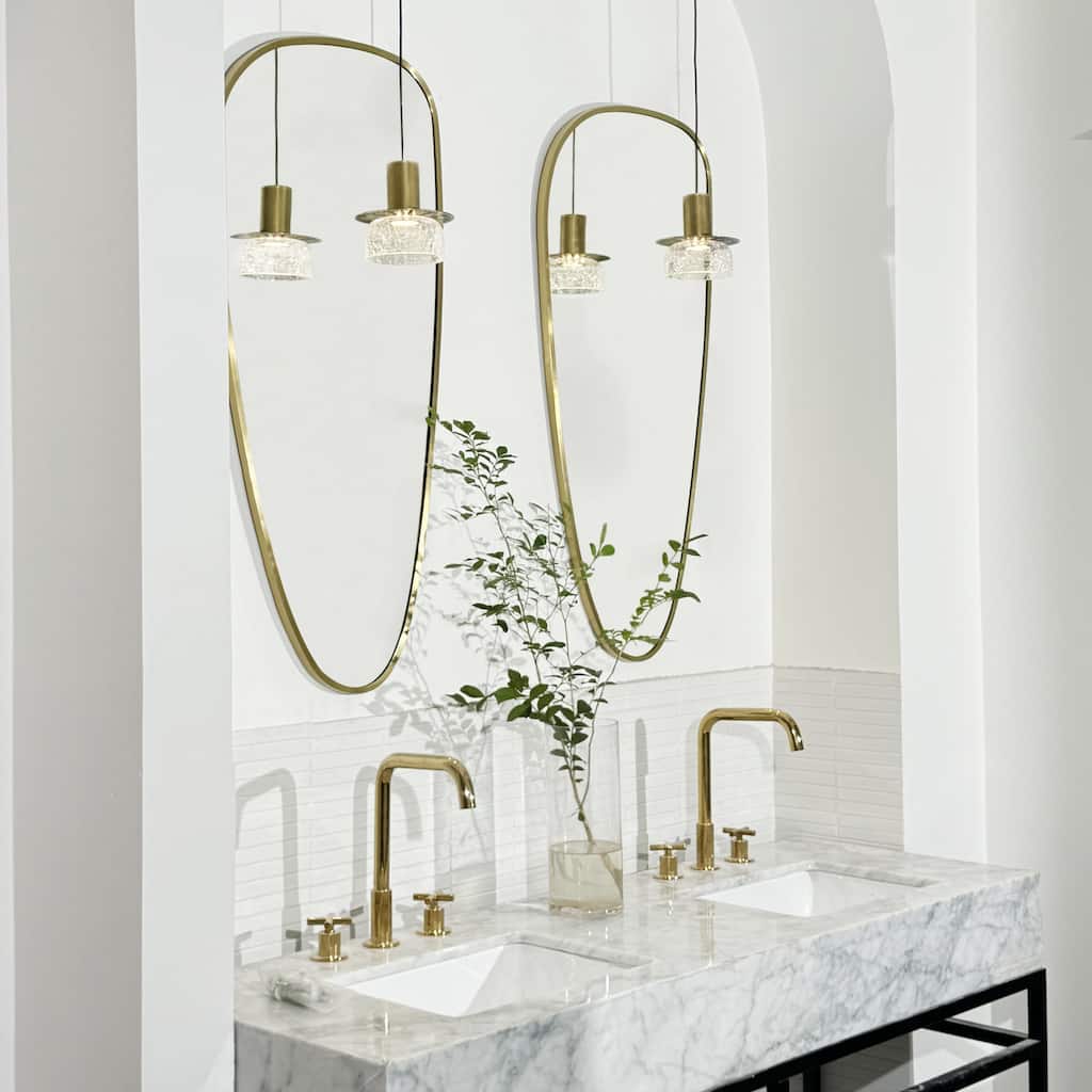 Asymmetrical Bathroom Vanity Mirror Irregular Shaped Wall Mirror