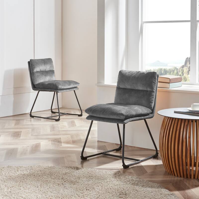 Corvus Carson Contemporary Dining Side Chairs (Set of 2)