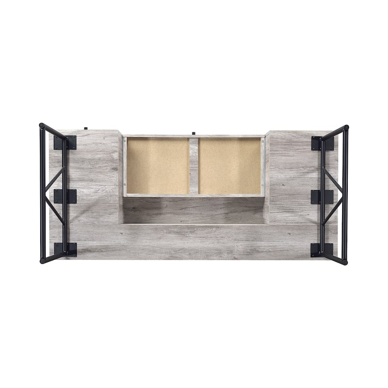 Analiese Farmhouse 63-inch 4-Drawer Writing Desk