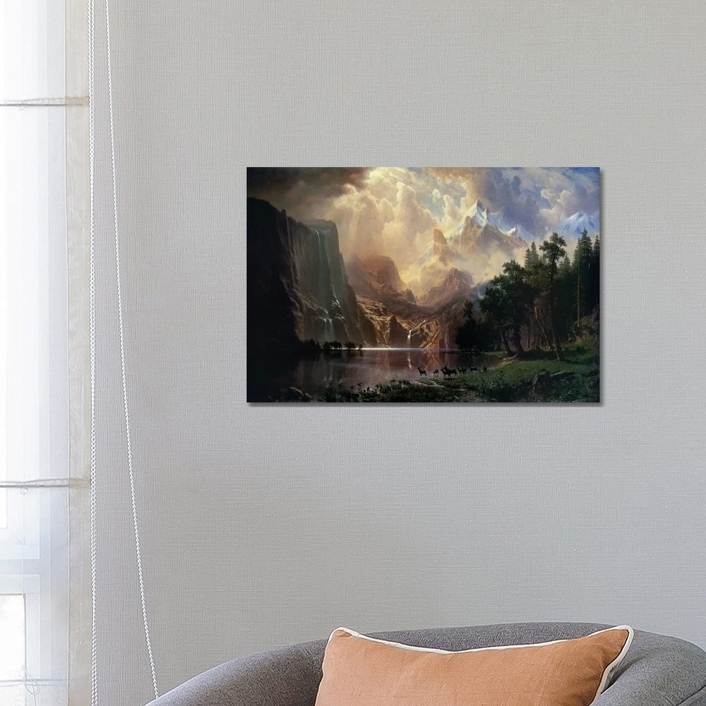 iCanvas "Among Sierra Nevada In California" by Albert Bierstadt Canvas Print