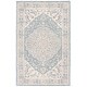 preview thumbnail 7 of 10, SAFAVIEH Handmade Metro Jurrina Oriental Wool Rug 6' Square - Blue/Ivory - Square