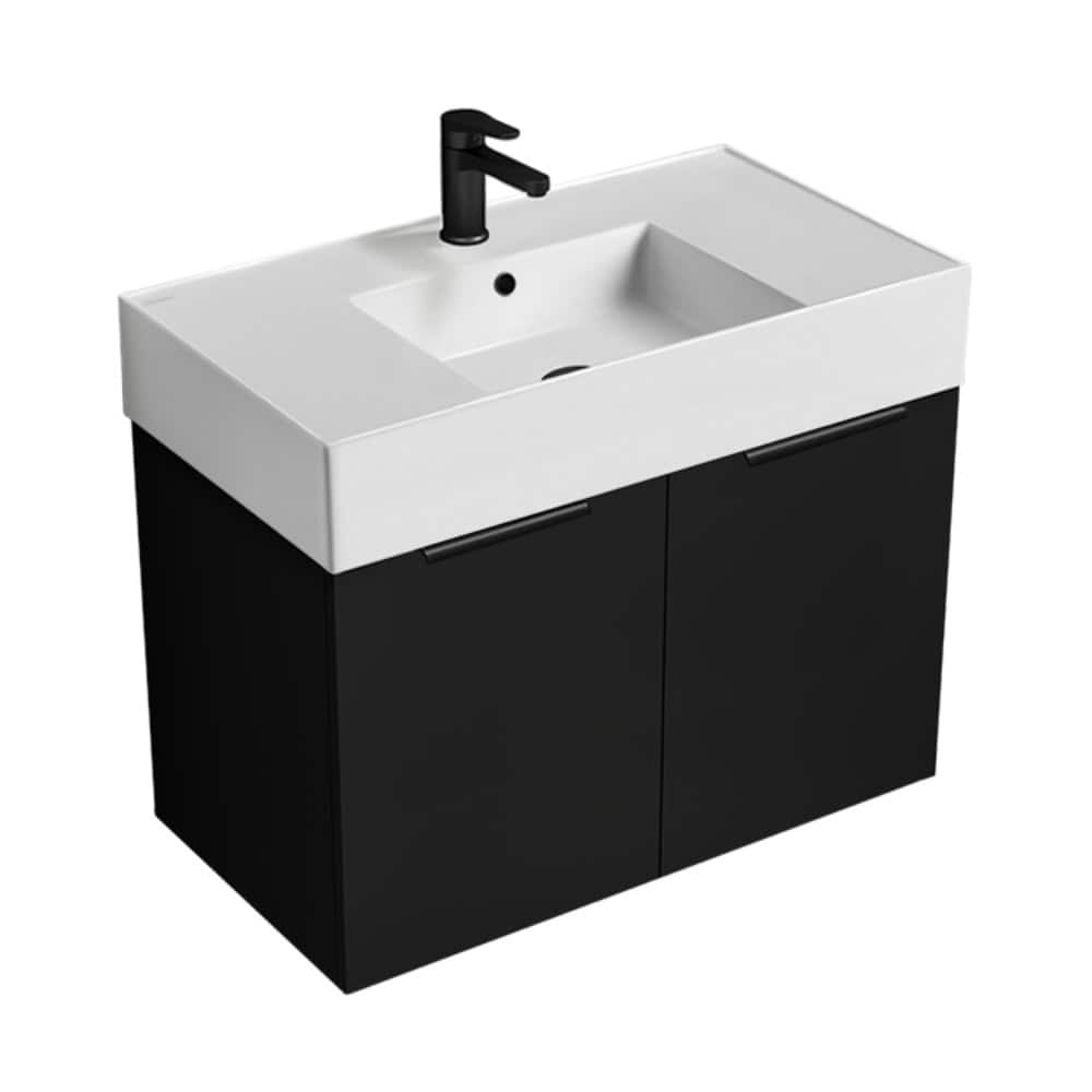 Nameeks Derin-3217-W-C Derin 32" Wall Mounted Single Basin Vanity Set
