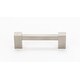 preview thumbnail 5 of 3, Alno Contemporary II 4 Inch Center to Center Handle Cabinet Pull Satin Nickel