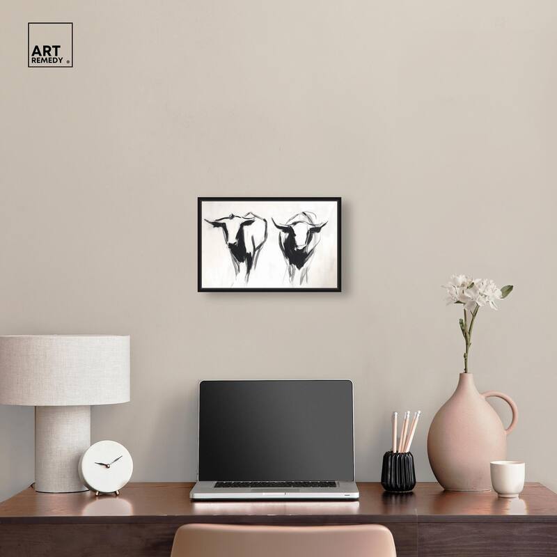 Bovine I Canvas by Art Remedy
