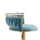 preview thumbnail 97 of 155, Velvet Upholstered Adjustable Bar Stool Swivel Counter Chair Set of 2