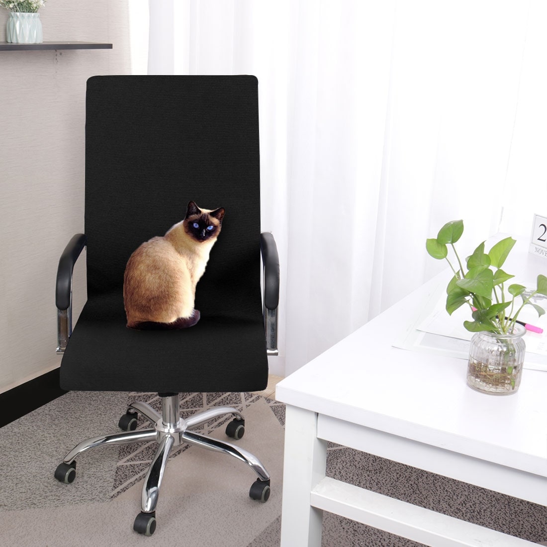 Cat proof office hotsell chair cover