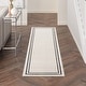 preview thumbnail 60 of 63, Nourison Essentials Indoor/Outdoor Solid Area Rug 8' Runner - Ivory/Black
