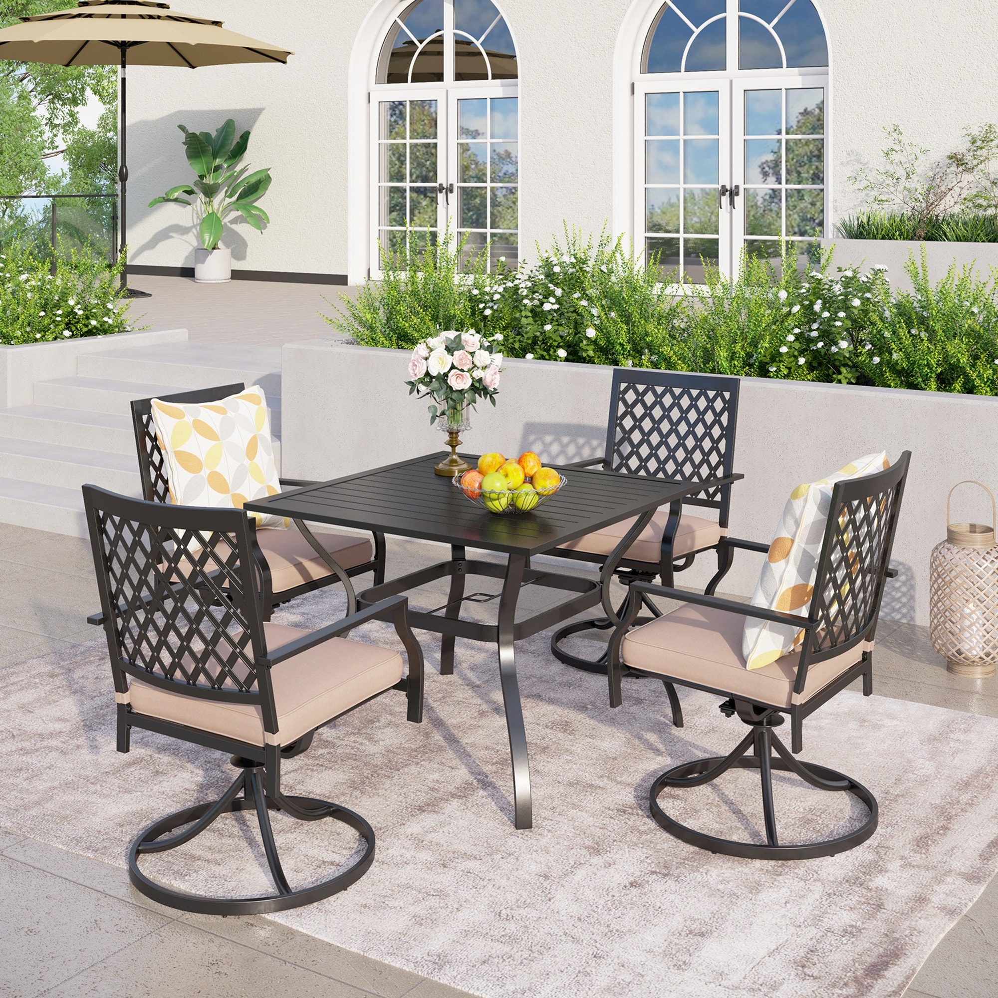 Viewmont 5 Pieces Outdoor Dining Set by Havenside Home