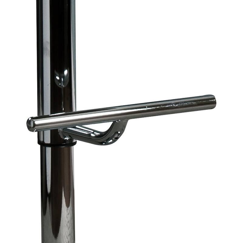 Adjustable Swivel Bar Stool - Walnut Bentwood with Curved Black Seat