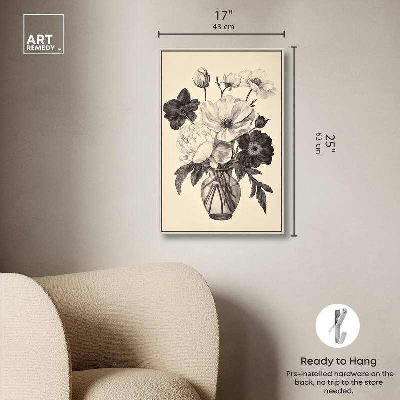 Antique Aria Canvas by Art Remedy