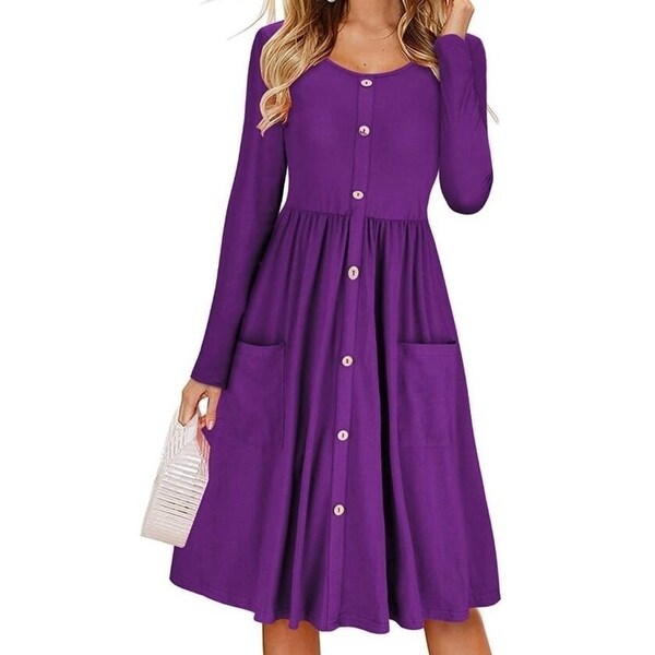 purple misses dresses