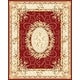 preview thumbnail 9 of 37, SAFAVIEH Lyndhurst Elizabeth Traditional Oriental Medallion Rug 8' Square - Red/Ivory - Square
